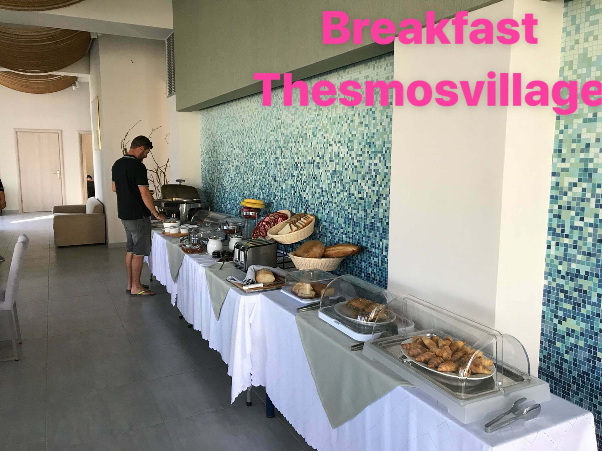 Thesmos village Restaurant breakfast